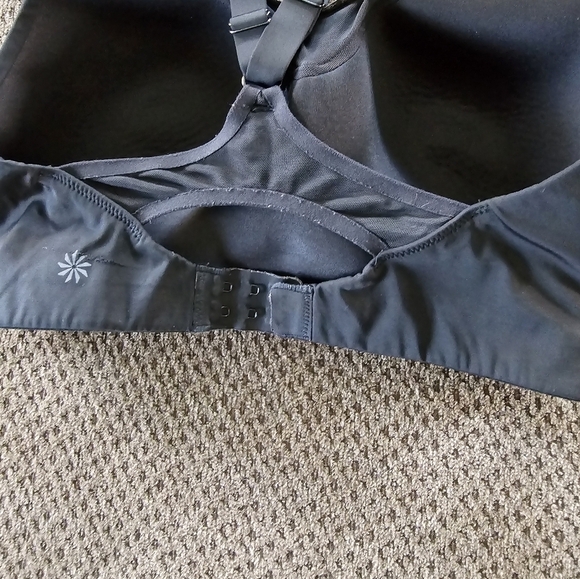 Athleta Sports Bra Womens 34DD Black High Support Intensity Workout Athletic - Picture 6 of 8